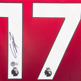 Alejandro Garnacho Signed Manchester Utd Home Soccer Jersey #17 with Beckett COA