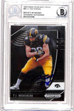 TJ Hockenson Signed 2020 Panini Prizm #94 Trading Card Beckett 39549