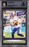 Vikings Adam Thielen Authentic Signed 2019 Prestige #18 Card BAS Slabbed