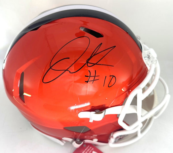 Browns QUINSON JUDKINS Signed Full Size Authentic Speed Helmet AUTO - BAS