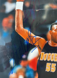 Dikembe Mutombo Autographed Denver Nuggets (in Navy Jersey) 8x10 Photo JSA COA