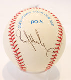 Ricky Henderson Autographed Official American Leauge Baseball JSA COA