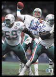 Dan Marino Autographed 8.5x11 Magazine Page Photo Dolphins Beckett QR #BS36775