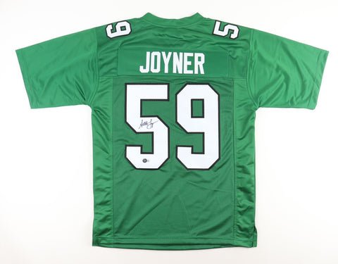 Seth Joyner Signed Philadelphia Eagles Jersey (Beckett) Super Bowl 33 Champion