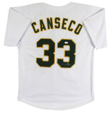 Jose Canseco Authentic Signed White Pro Style Jersey Autographed JSA #TT09215