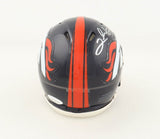 Clinton Portis Signed Denver Broncos Mini-Helmet (JSA COA) 2xPro Bowl R.B.