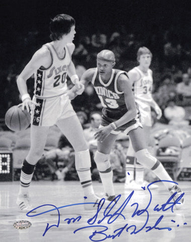Donald Slick Watts Autographed 8x10 Photo Seattle Supersonics MCS Holo #87379