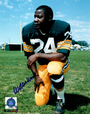 Packers Hall of Famer WILLIE WOOD (d) Signed 8x10 photo #3 AUTO - SB I & II chmp
