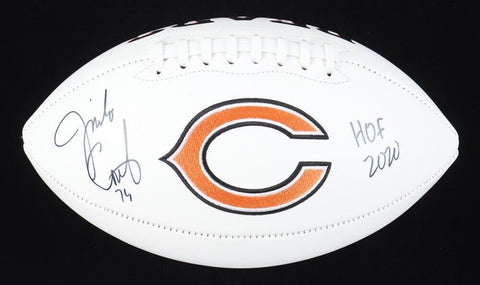 Jim "Jimbo" Covert Signed Bears Logo Football Inscribed "HOF 2020" (JSA COA)