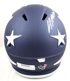 CJ Stroud Autographed Houston Texans F/S Amp Speed Helmet - Fanatics *Silver
