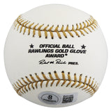 D-Backs Orlando Hudson Authentic Signed Rawlings Gold Glove Logo Baseball BAS