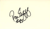 Ron Egloff Autographed Denver Broncos Index Card Beckett 45326