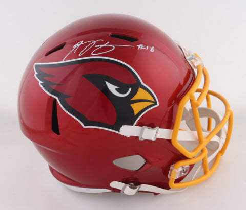 A.J. Green Signed Arizona Cardinals Flash Full Size Replica Helmet - Beckett