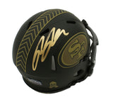 Ricky Pearsall Signed San Francisco 49ers Speed Salute to Service 4 Mini Helmet