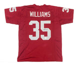 Aeneas Williams of the Arizona Cardinals Autographed Custom Red Jersey Beckett