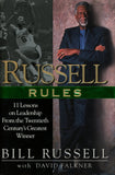Bill Russell Signed Boston Celtics Russell Rules Book Personalized Beckett 56216