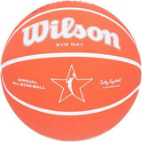 A'ja Wilson Las Vegas Aces Signed Wilson 2022 WNBA All-Star Game Fire Basketball