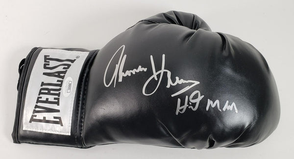 Thomas Hearns Signed Everlast Boxing Glove "Hitman" (JSA COA) 61 & 5 Record