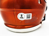 RICHARD DENT AUTOGRAPHED BEARS FLASH ORANGE MINI HELMET HOF 11 BECKETT 230263