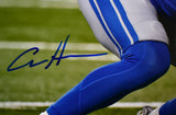 Aidan Hutchinson Signed Detroit Lions 16x20 Stance Photo-Beckett W Hologram*Blue