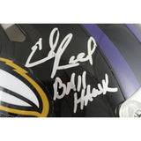 Ray Lewis Ed Reed Terrell Suggs Signed Baltimore Ravens Pro Helmet Beckett 50898