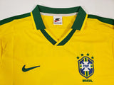 Roberto Carlos Signed Brazil National Team Jersey (Beckett) 2002 World Cup Champ