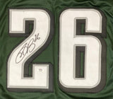 Saquon Barkley Philadelphia Signed Green Football Jersey PSA/DNA ITP