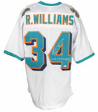 Ricky Williams Signed Dolphins Jersey Inscribed Smoke Weed Everyday /Beckett COA
