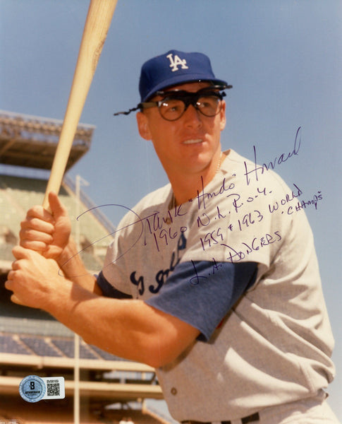 Frank Howard Autographed/Signed Los Angeles Dodgers 8x10 Photo Beckett 57579