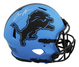 Lions Aidan Hutchinson Signed Rave Full Size Speed Proline Helmet BAS Witnessed