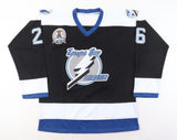Martin St. Louis Signed Tampa Bay Lightning Jersey (JSA COA) 2004 Cup Champion