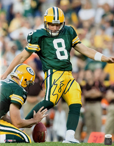 Packers Kicker RYAN LONGWELL Signed 16x20 Photo #2 AUTO - JSA