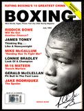 Riddick Bowe Autographed Signed Magazine Beckett BAS QR #BM37856
