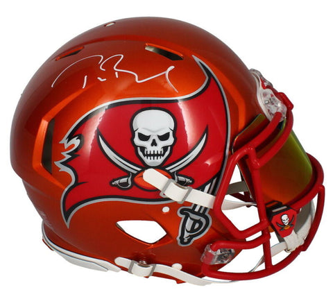Tom Brady Autographed Buccaneers Flash Speed Authentic Helmet w/ Visor Fanatics