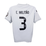 Eder Militao Signed Real Madrid FC Home Soccer Jersey #3 with Beckett Witness