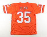 Jamel Dean Signed Tampa Bay Buccaneers Creamsicle Throwback Jersey (JSA COA) D.B