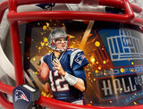 TOM BRADY Autographed Patriots HOF Custom Visor Helmet FANATICS georgeallen40