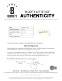 Yankees Babe Ruth Authentic Signed 1.5x3 Cut Signature Autographed BAS & PSA