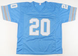 Billy Sims Signed Detroit Lions Jersey Inscribed 80-ROY (JSA COA) 3xPro Bowl RB