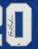 Barry Sanders Signed Detroit Lions Mitchell & Ness 1996 Blue NFL Jersey