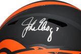 John Elway Signed Denver Broncos F/S Eclipse Helmet Beckett 40852