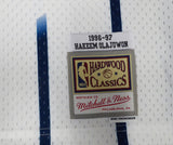 Rockets Hakeem Olajuwon Autographed Mitchell & Ness Jersey Fanatics QL84419581