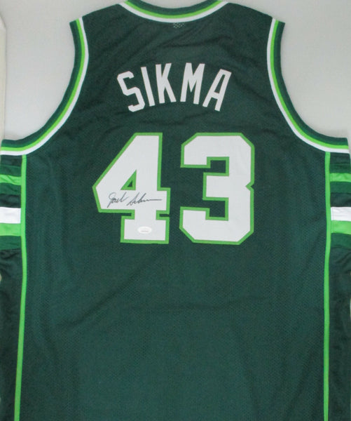 Milw Bucks JACK SIKMA Signed Custom Replica Green Jersey AUTO - HOF - JSA