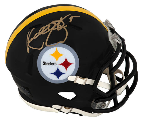 Kordell Stewart Signed Steelers Riddell Speed Mini Helmet - (SCHWARTZ COA)