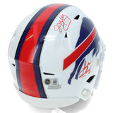 Jim Kelly, Andre Reed & Thomas Autographed Bills Speedflex Midi Helmet Beckett