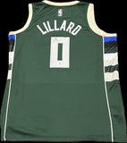 Damian Lillard Signed Jersey PSA Milwaukee Bucks Autographed