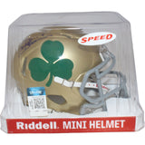 Joe Theismann Signed Notre Dame Fighting Irish Shamrock Mini Beckett 43024