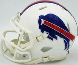 KEON COLEMAN AUTOGRAPHED BILLS WHITE SPEED MINI HELMET BECKETT WITNESS 236174