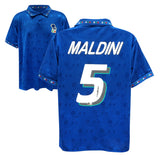 Paolo Maldini Signed Italy FC Soccer Jersey #5 with Beckett COA