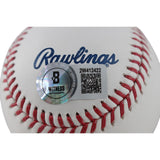 Alan Trammell Autographed Detroit Tigers OML Baseball 84 WS MVP Beckett 40489